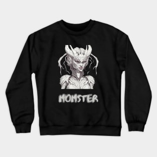 Momster, Funny Gift for Mom Crewneck Sweatshirt